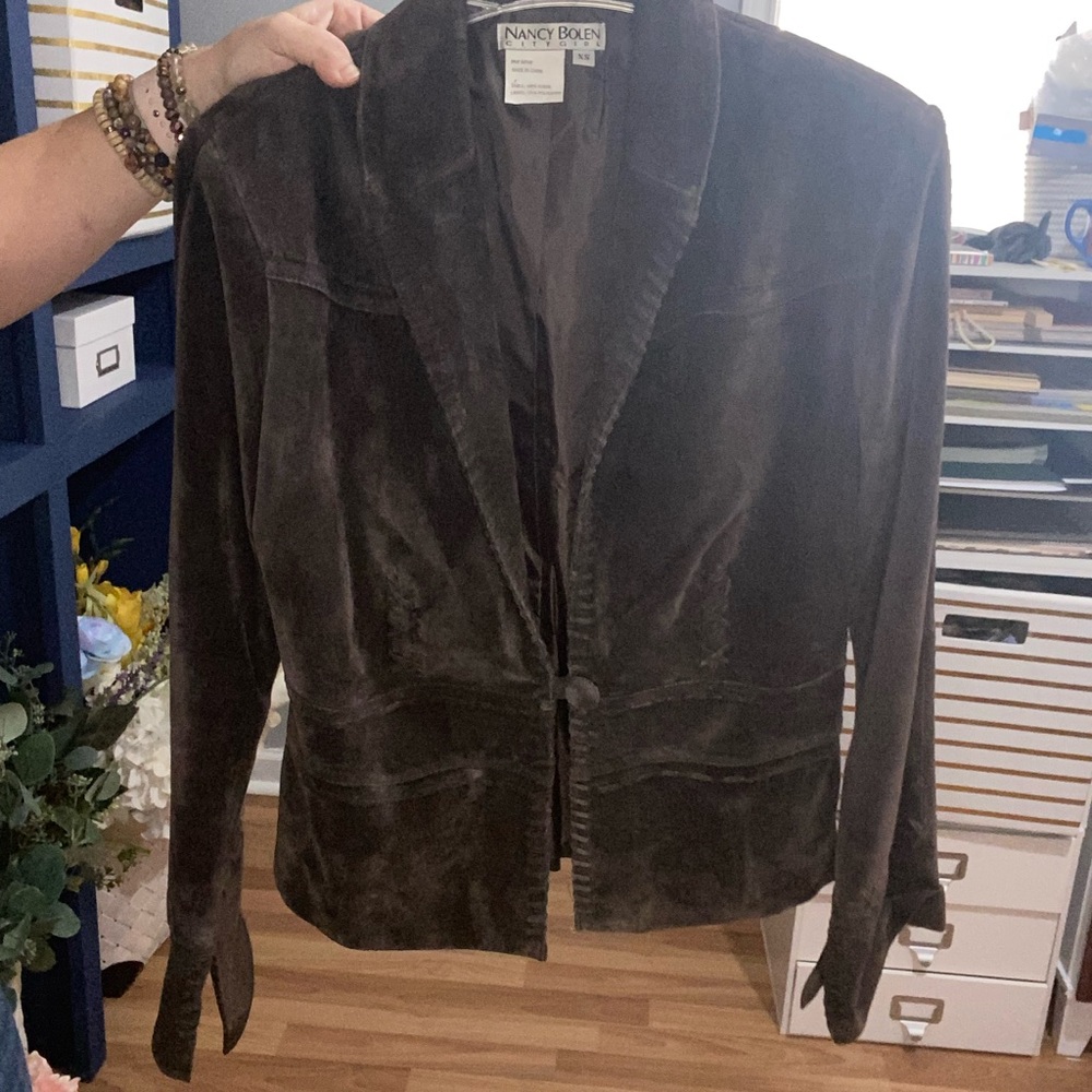 Brown blazer